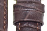 Hirsch 'Grand Duke' XL 24mm Brown Leather Strap 