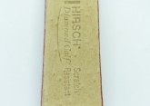Hirsch 'Diamond calf'' Red Leather Strap,L, 18mm