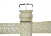 Hirsch 'Pythea Pearl'  20mm  Pearl Leather Strap 