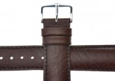 Hirsch 'Highland' Brown, Leather Watch Strap 18mm