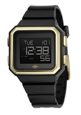 Unisex Adidas Black 'Peachtree' Digital Strap Watch ADH4023