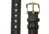 Hirsch 'Rainbow' M Brown Leather Strap, 15mm