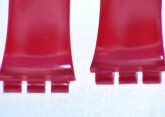 Swatch Strap Classic Red  'Cherry Berry' 17mm