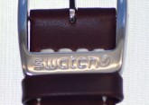 Swatch Brown Leather Irony Watch Strap 'Uomo D' Onore'  