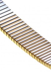 Gold plated expanding watch bracelet 20-22mm (style2)