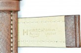 Hirsch 'Buffalo' M 22mm Brown Leather Strap 