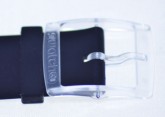 Swatch Black Rubber Skin Strap  Black Classiness