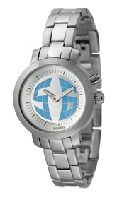 Ladies Fossil 'Big Tic' Bracelet Watch BG1297