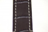 Hirsch 'Knight' XL 20mm Brown Leather Strap 