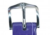 Hirsch 'LouisianaLook' M Violet Leather Strap, 18mm