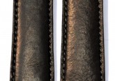 Hirsch 'Merino-Artisan' Black Leather Strap, 18mm