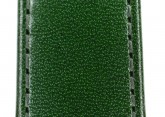 Hirsch 'Osiris' L Green Leather Strap, 18mm