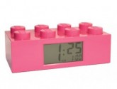 Retro Pink Lego Brick Clock 9002175
