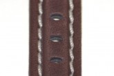 Hirsch 'Trapper' Brown Leather Strap, 22mm