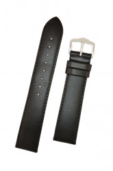 Hirsch 'Umbria ' L Black Leather Strap, 20mm