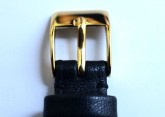 Condor Black Leather Waterproof Watch Strap 14mm