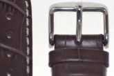 Hirsch 'Modena' Brown Leather Strap, 22mm