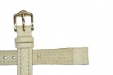 Hirsch 'Aristocrat' 14mm Beige Leather Strap 