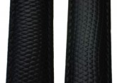 Hirsch 'Rainbow' L Black Leather Strap, 18mm
