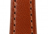Hirsch 'Osiris' Middle Brown Leather Strap, 12mm