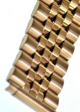 Gold plated watch bracelet - 18mm 