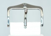 Hirsch 'Diamond calf'' White Leather Strap,M, 22mm