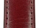Hirsch 'Siena' L Burgundy,19mm  Tuscan Leather Strap 