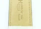 Hirsch 'Princess' White Leather Strap, 24mm