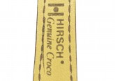 Hirsch 'Genuine Croco' M 15mm Brown Leather Strap 