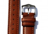 Hirsch 'Merino-Artisan' Tan Leather Strap, 20mm