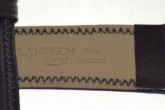 Hirsch 'Ascot' 20mm Black Leather Strap 