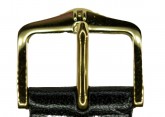 Hirsch 'Siena' M Black, 18mm Tuscan Leather Strap