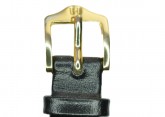 Hirsch 'Italocalf' Black ,L,  Leather Strap, 10mm