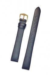 Hirsch 'Diamond calf'' Blue Leather Strap,M, 16mm