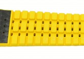 Hirsch 'Ayrton' Performance 20mm Black and Yellow Strap