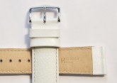 Hirsch 'Kansas' White Calf Leather Strap, 22mm