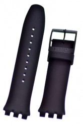 Swatch Strap 'Black Rebel' 22mm ASUOB702