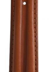 Chrono Style Tan Leather Watch Strap 18mm