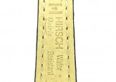 Hirsch 'Osiris' Black Leather Strap, 12mm