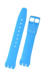 Swatch Strap Classic Light Blue  'Rise Up' 17mm AGS138