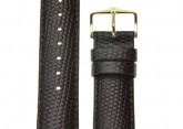Hirsch 'Rainbow' Brown Leather Strap, 20mm