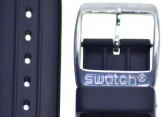 Swatch 'Fancy Me Black' Black Rubber Strap