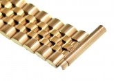 Gold plated watch bracelet - 18mm 