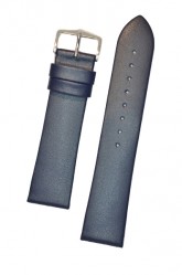 Hirsch 'Diamond calf'' Blue Leather Strap,L, 22mm