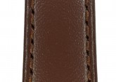 Hirsch 'Umbria ' M Brown Leather Strap, 12mm