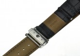 Hirsch 'Lord' Black Leather Strap, 18mm