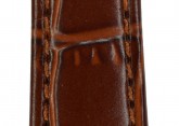 Hirsch 'LouisianaLook' M Golden Brown Leather Strap, 14mm