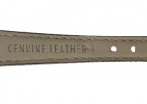 Flat Croc Style Burgundy Leather Watch Strap 12mm