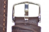 Hirsch 'Grand Duke' 24mm Brown Leather Strap 