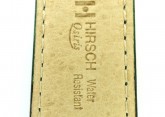 Hirsch 'Osiris' L Green Leather Strap, 18mm